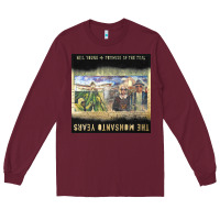 Burgundy Neil Young Long Sleeve Tee - linhVisuals