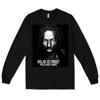 Black buju banton reggae Long Sleeve Tee - linhVisuals