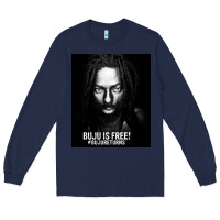 Navy buju banton reggae Long Sleeve Tee - linhVisuals