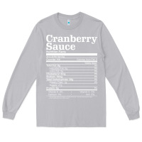 Moon Dust cranberry sauce nutrition facts funny thanksgiving christmas food nutr Long Sleeve Tee - linhVisuals