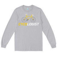 Moon Dust cycologist funny cycling and bicycle sport design cycler humor gift bi Long Sleeve Tee - linhVisuals