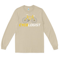 Mushroom cycologist funny cycling and bicycle sport design cycler humor gift bi Long Sleeve Tee - linhVisuals