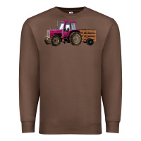 Chestnut Pink Farm Tractor Premium Sweatshirt - RanaPortraitStore