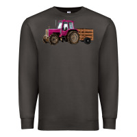 Smoke Pink Farm Tractor Premium Sweatshirt - RanaPortraitStore