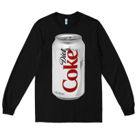 Black Diet Cola Coke Long Sleeve Tee - linhVisuals