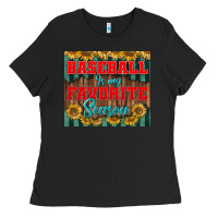 Black baseball is my favorite season tumbler Ladies Tee - BundleAndBundleShop