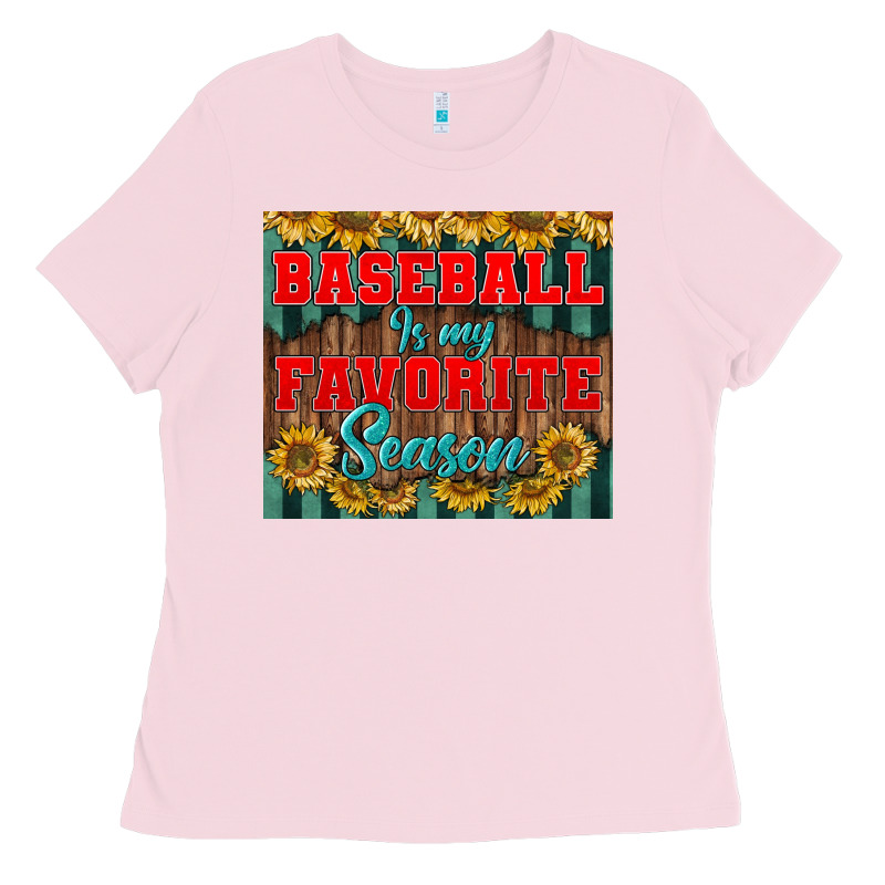 Baseball Is My Favorite Season Tumbler Ladies Tee by BundleAndBundleShop | Teevron