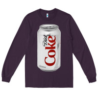 Plum Diet Cola Coke Long Sleeve Tee - linhVisuals