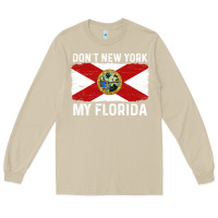 Mushroom don't new york my florida vintage flag funny saying gift Long Sleeve Tee - linhVisuals
