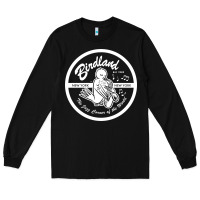 Black birdland jazz club Long Sleeve Tee - linhVisuals