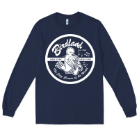 Navy birdland jazz club Long Sleeve Tee - linhVisuals