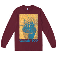 Burgundy galaxie 500 retro vintage look fan design Long Sleeve Tee - linhVisuals