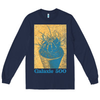 Navy galaxie 500 retro vintage look fan design Long Sleeve Tee - linhVisuals
