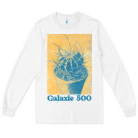 White galaxie 500 retro vintage look fan design Long Sleeve Tee - linhVisuals