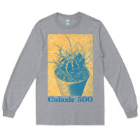 Heather Grey galaxie 500 retro vintage look fan design Long Sleeve Tee - linhVisuals