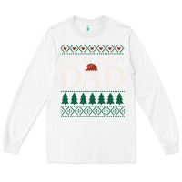 White feliz navi dad ugly christmas sweater funny spanish xmas pun gift for Long Sleeve Tee - linhVisuals