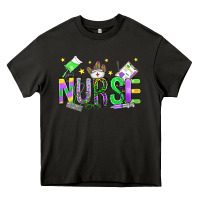 Asphalt mardi gras nurse Heavy Core Tee - OliviaCreatesArt