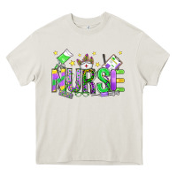 Mardi Gras Nurse Heavy Core Tee | Teevron