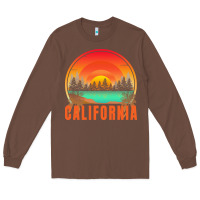 Chestnut california t  shirt california sunset vintage trees scenery t  shirt Long Sleeve Tee - linhVisuals