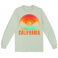 Matcha california t  shirt california sunset vintage trees scenery t  shirt Long Sleeve Tee - linhVisuals
