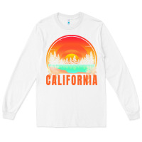 California T  Shirt California Sunset Vintage Trees Scenery T  Shirt Long Sleeve Tee | Teevron