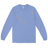 Colony Blue flag of alaska Long Sleeve Tee - linhVisuals