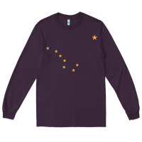 Plum flag of alaska Long Sleeve Tee - linhVisuals