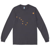 Smoke flag of alaska Long Sleeve Tee - linhVisuals