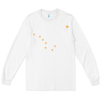 White flag of alaska Long Sleeve Tee - linhVisuals