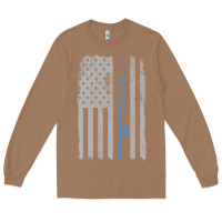 Toasted Coconut fishing american flag vintage fishing rod patriotic 4ht of july gift f Long Sleeve Tee - linhVisuals