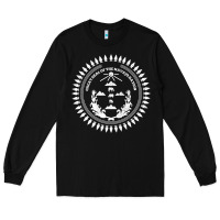 Black great seal of the navajo nation faded style design Long Sleeve Tee - linhVisuals