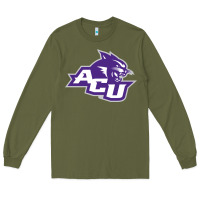 Army Green abilene-christian-wildcats3 Long Sleeve Tee - linhVisuals