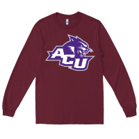 Burgundy abilene-christian-wildcats3 Long Sleeve Tee - linhVisuals