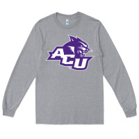 Heather Grey abilene-christian-wildcats3 Long Sleeve Tee - linhVisuals