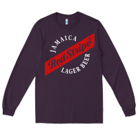 Plum jamaica red stripe lager beer Long Sleeve Tee - linhVisuals