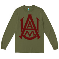 Army Green the-alabama-a&m-bulldogs-cute Long Sleeve Tee - linhVisuals