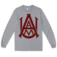Heather Grey the-alabama-a&m-bulldogs-cute Long Sleeve Tee - linhVisuals