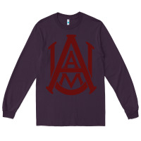 Plum the-alabama-a&m-bulldogs-cute Long Sleeve Tee - linhVisuals