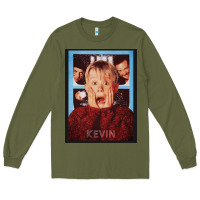 Army Green home alone kevin Long Sleeve Tee - linhVisuals