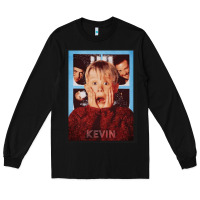 Black home alone kevin Long Sleeve Tee - linhVisuals