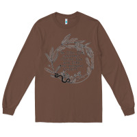 Chestnut Lady Macbeth Shakespeare Quote Long Sleeve Tee - linhVisuals