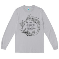Moon Dust Lady Macbeth Shakespeare Quote Long Sleeve Tee - linhVisuals