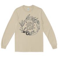 Mushroom Lady Macbeth Shakespeare Quote Long Sleeve Tee - linhVisuals