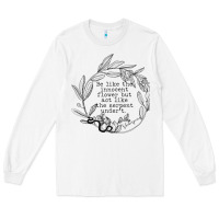 White Lady Macbeth Shakespeare Quote Long Sleeve Tee - linhVisuals