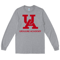 Heather Grey ursuline academy Long Sleeve Tee - linhVisuals