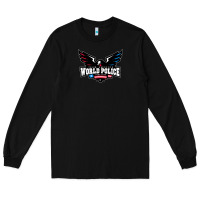 Black team america Long Sleeve Tee - linhVisuals