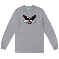 Heather Grey team america Long Sleeve Tee - linhVisuals