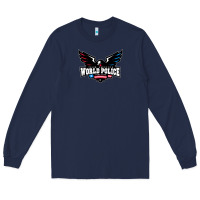 Navy team america Long Sleeve Tee - linhVisuals