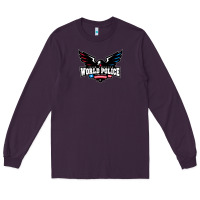 Plum team america Long Sleeve Tee - linhVisuals