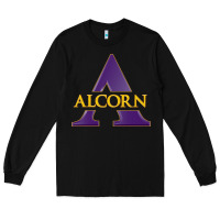 Black Alcorn Athletics Long Sleeve Tee - linhVisuals